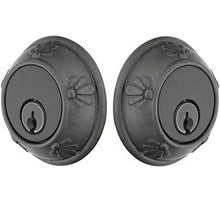Emtek Tuscany Style Lost Wax Cast Bronze Double Cylinder Deadbolt.