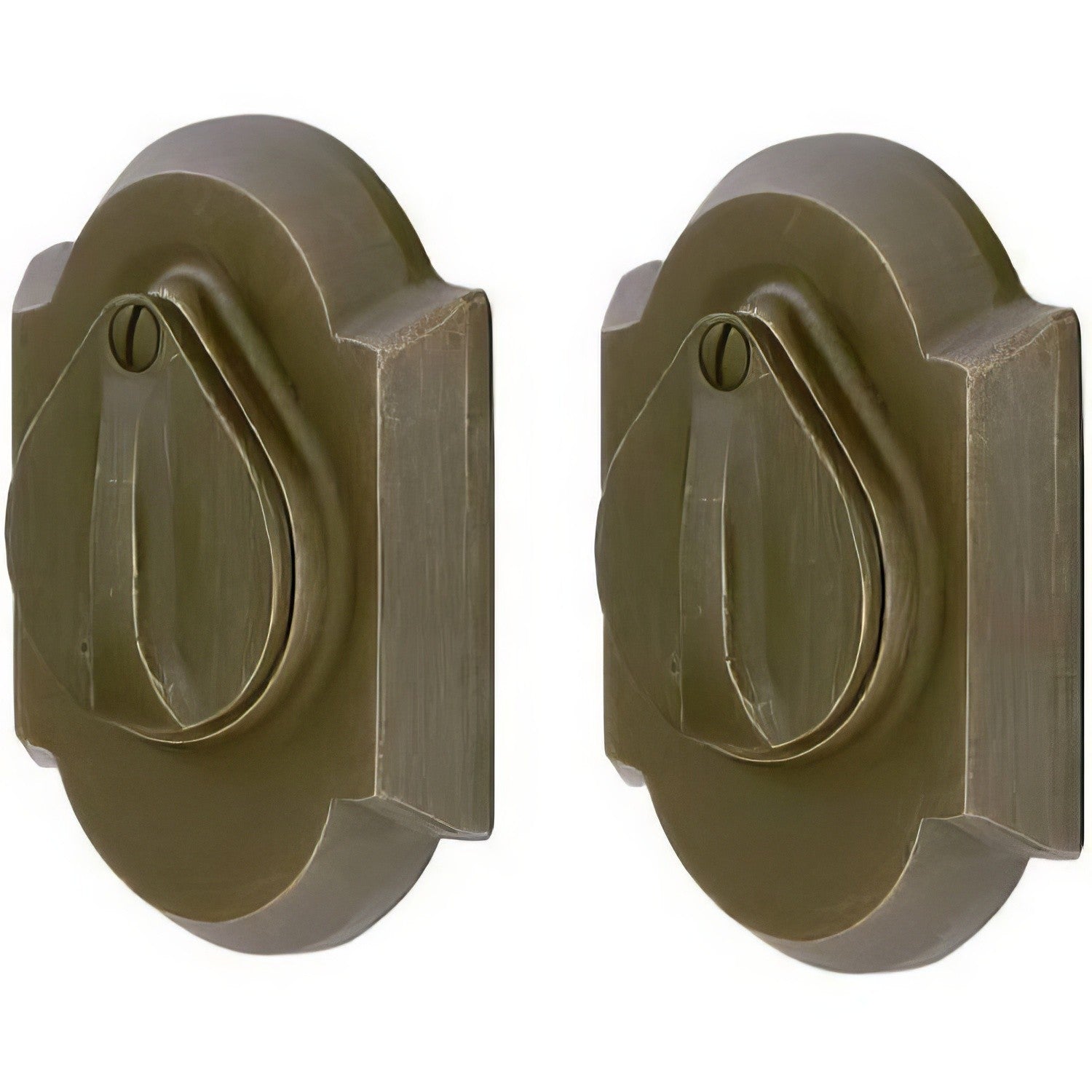Emtek #1 Style Sandcast Bronze Double Cylinder Deadbolt