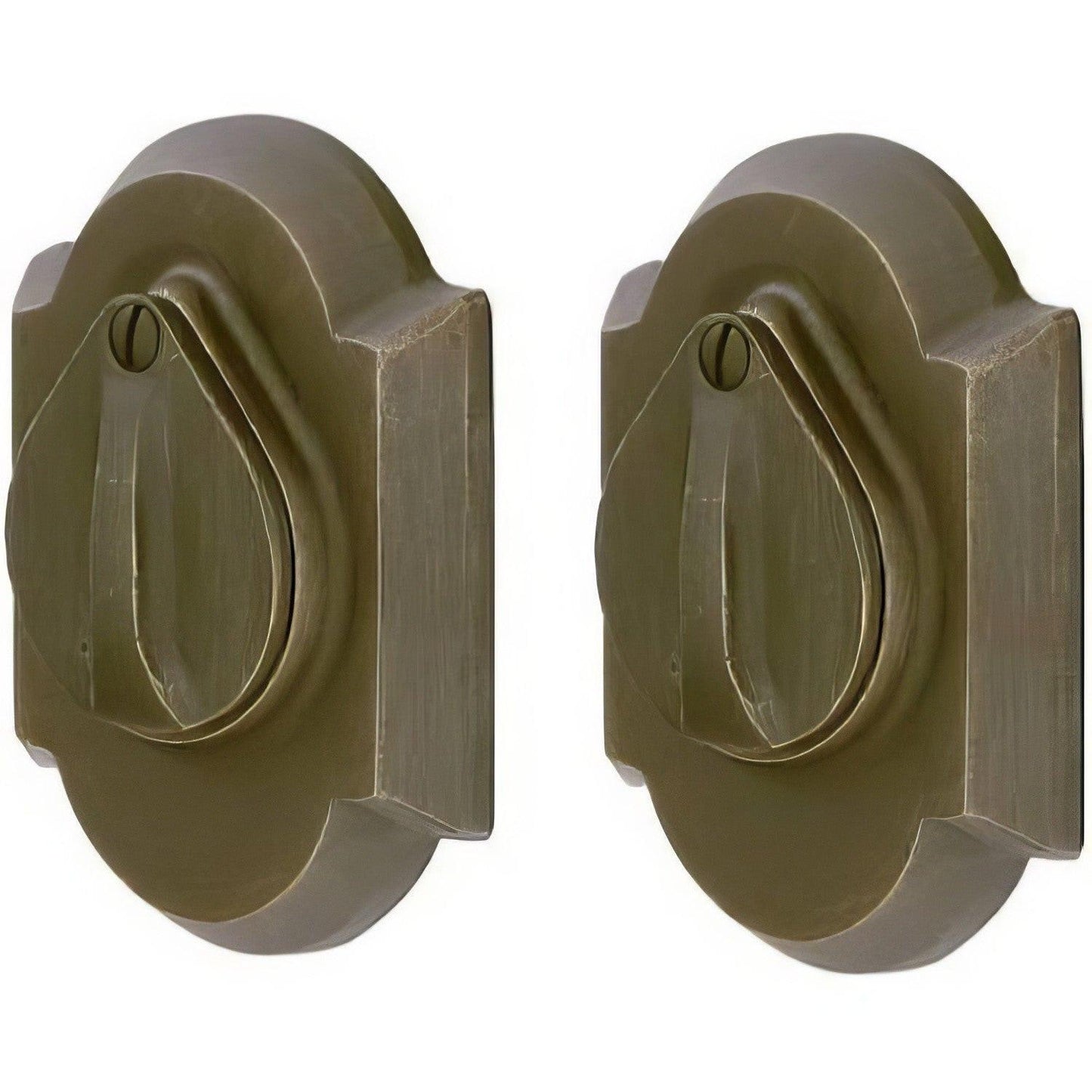 Emtek #1 Style Sandcast Bronze Double Cylinder Deadbolt