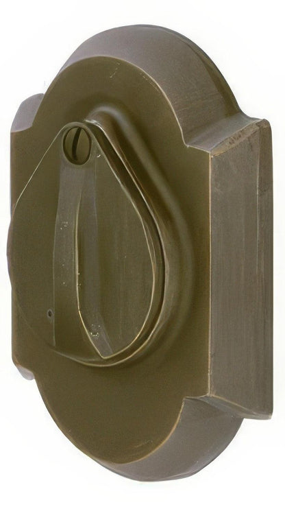 Emtek #1 Style Sandcast Bronze Double Cylinder Deadbolt