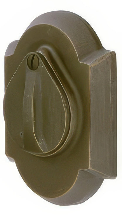 Emtek #1 Style Sandcast Bronze Double Cylinder Deadbolt