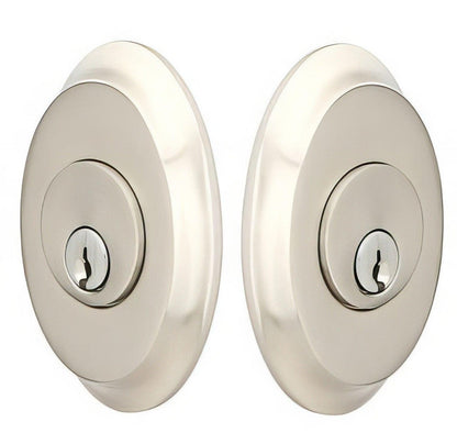 Emtek Saratoga Style Classic Brass Double Cylinder Deadbolt