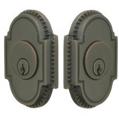 Emtek Knoxville Style Designer Brass Double Cylinder Deadbolt