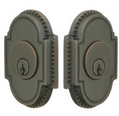 Emtek Knoxville Style Designer Brass Double Cylinder Deadbolt