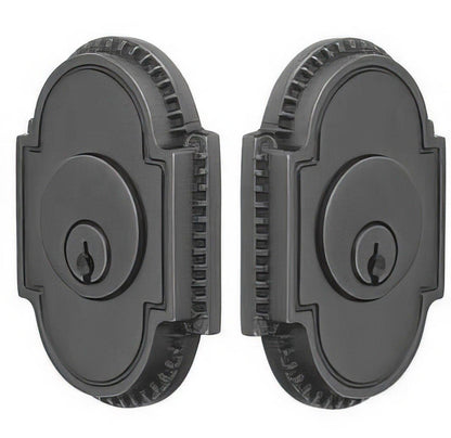 Emtek Knoxville Style Designer Brass Double Cylinder Deadbolt