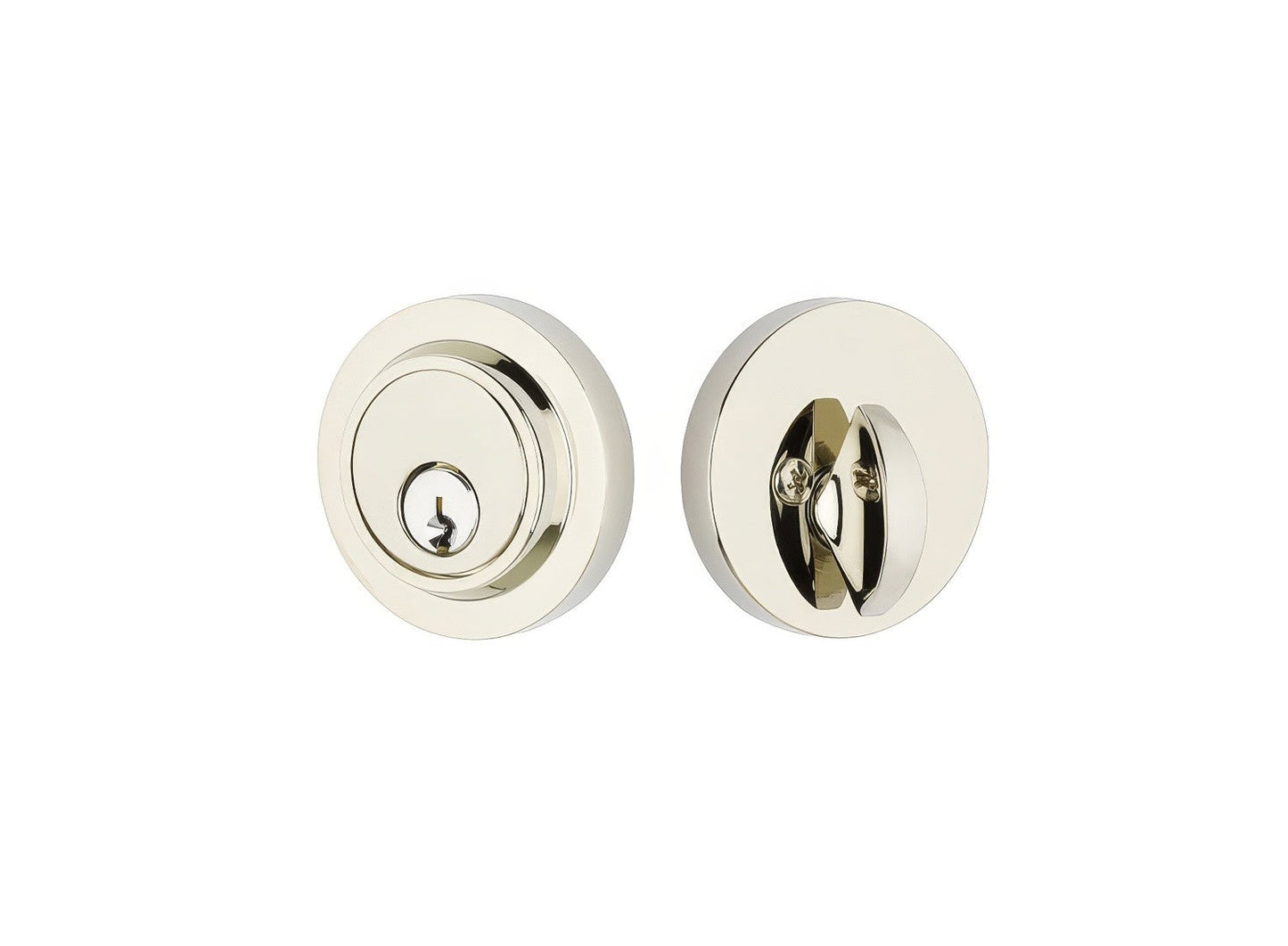 Emtek Modern Style Brass Modern Double Cylinder Deadbolt