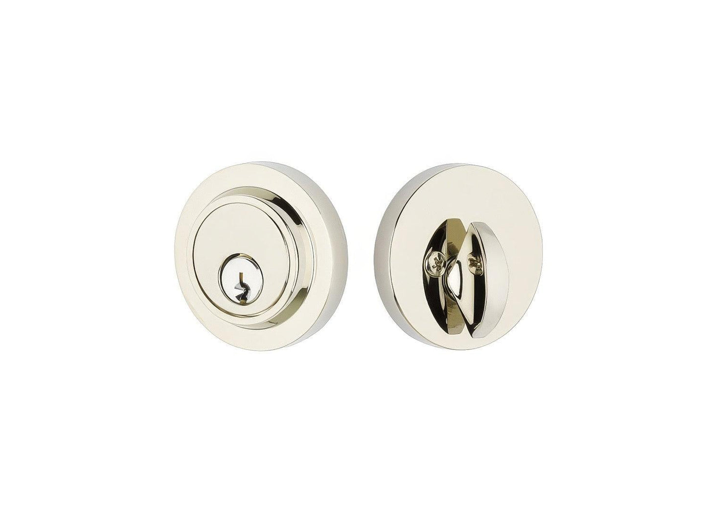 Emtek Modern Style Brass Modern Double Cylinder Deadbolt