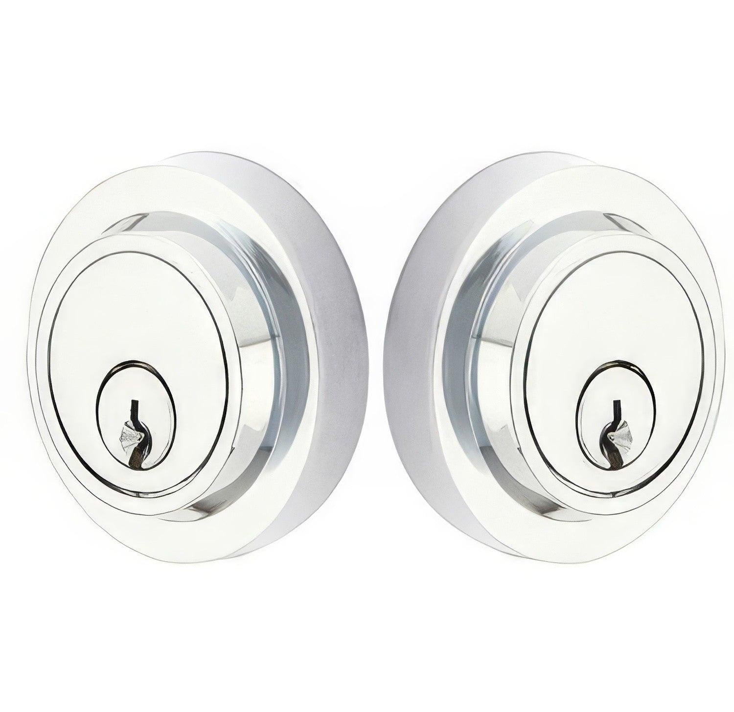 Emtek Modern Style Brass Modern Double Cylinder Deadbolt