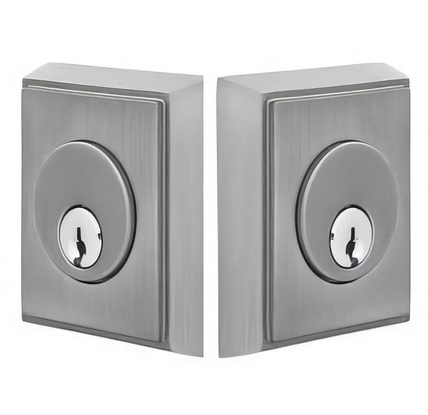 Emtek Rectangular Style Brass Modern Double Cylinder Deadbolt