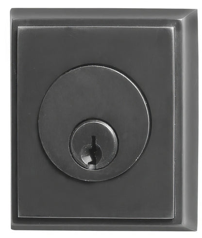 Emtek Rectangular Style Brass Modern Double Cylinder Deadbolt