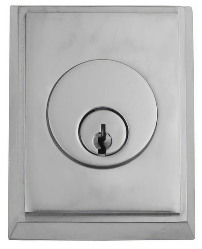 Emtek Rectangular Style Brass Modern Double Cylinder Deadbolt