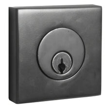 Emtek Square Style Brass Modern Double Cylinder Deadbolt