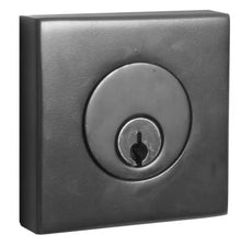 Emtek Square Style Brass Modern Double Cylinder Deadbolt