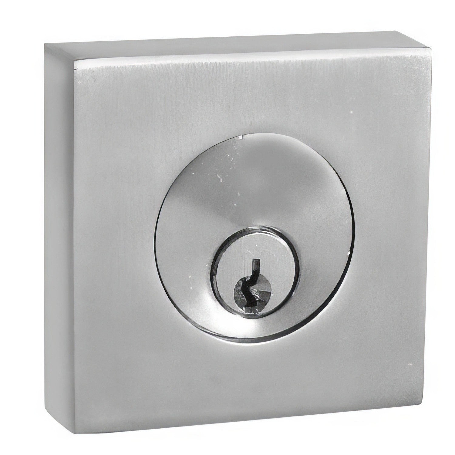 Emtek Square Style Brass Modern Double Cylinder Deadbolt
