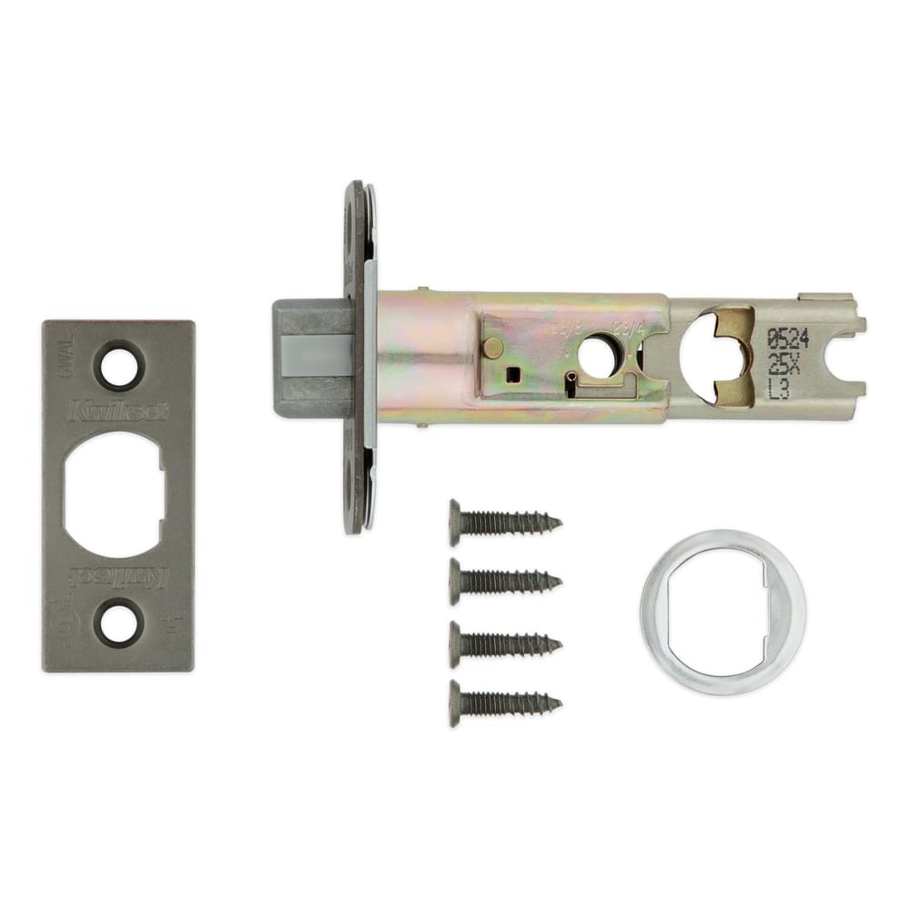 Kwikset 83714-006 6AL Adjustable Plain Latch FD Rated Gunmetal Finish.