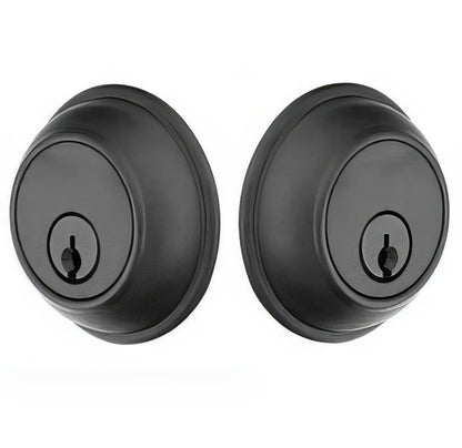 Emtek Tuscany Classic Style Lost Wax Cast Bronze Double Cylinder Deadbolt