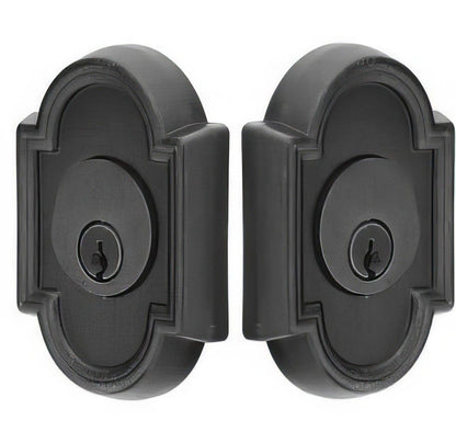 Emtek #11 Style Tuscany Bronze Double Cylinder Deadbolt