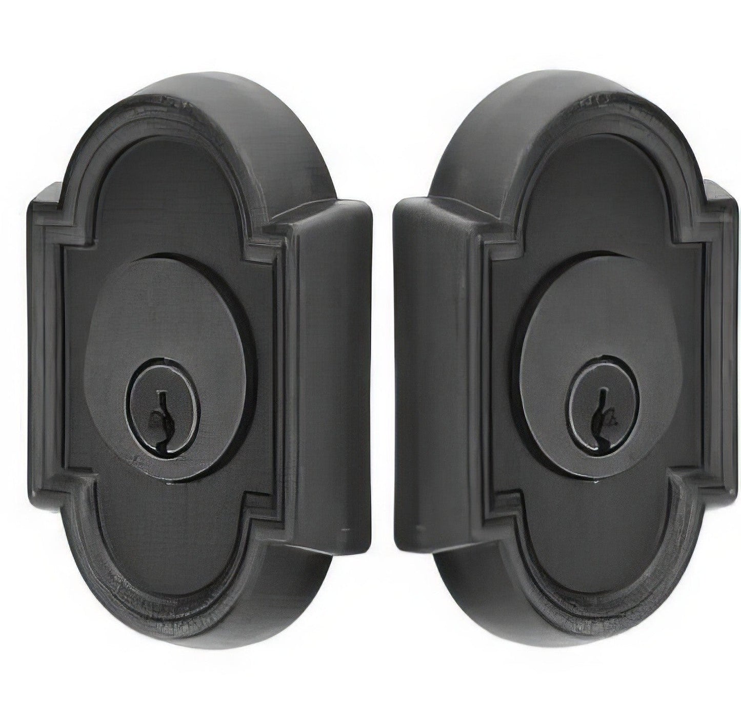 Emtek #11 Style Tuscany Bronze Double Cylinder Deadbolt.