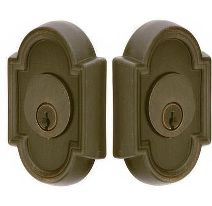 Emtek #11 Style Tuscany Bronze Double Cylinder Deadbolt
