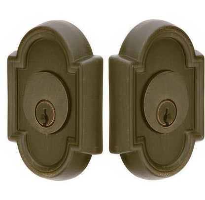 Emtek #11 Style Tuscany Bronze Double Cylinder Deadbolt.