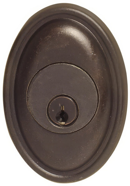 Emtek #14 Style Tuscany Bronze Double Cylinder Deadbolt
