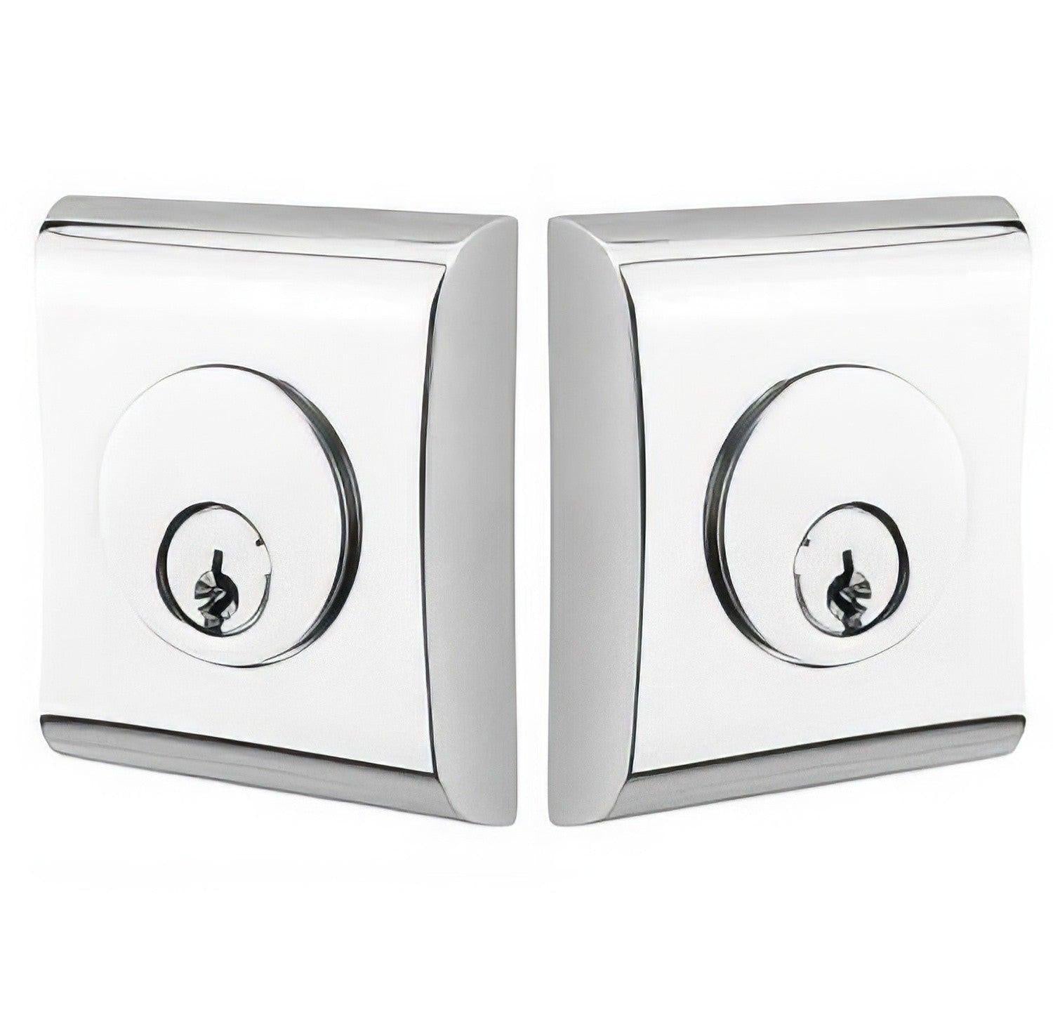 Emtek Neos Double Cylinder Deadbolt from the Brass Modern Series