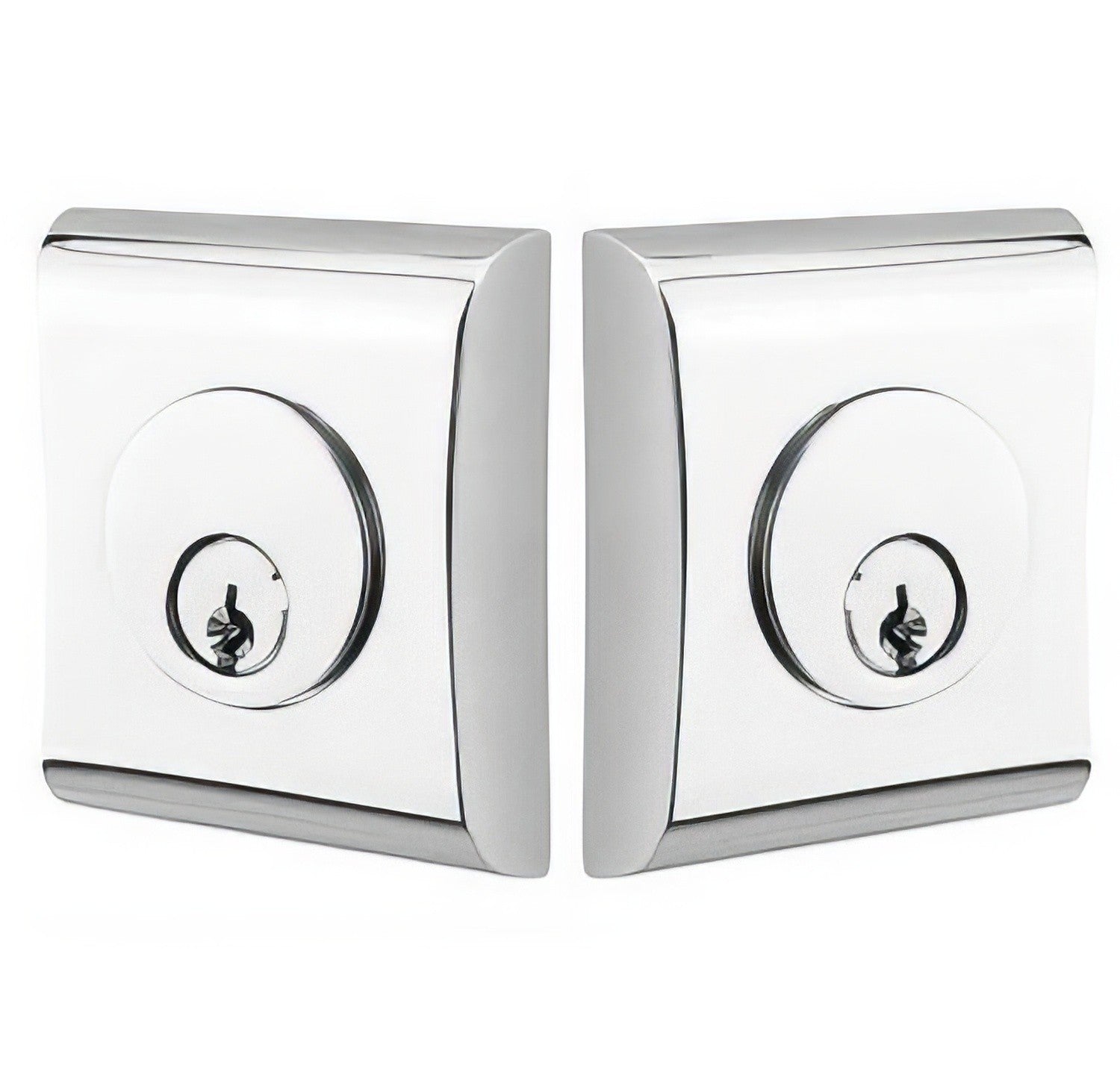 Emtek Neos Double Cylinder Deadbolt from the Brass Modern Series