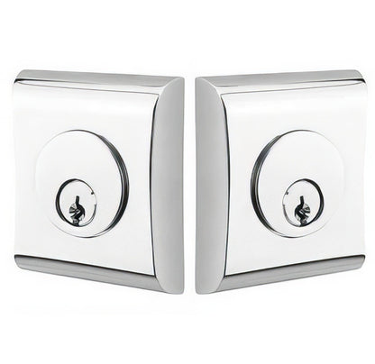 Emtek Neos Double Cylinder Deadbolt from the Brass Modern Series