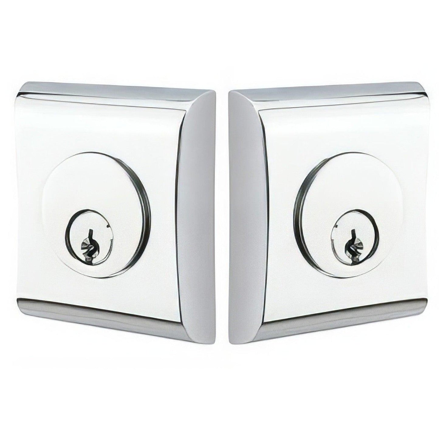 Emtek Neos Double Cylinder Deadbolt from the Brass Modern Series