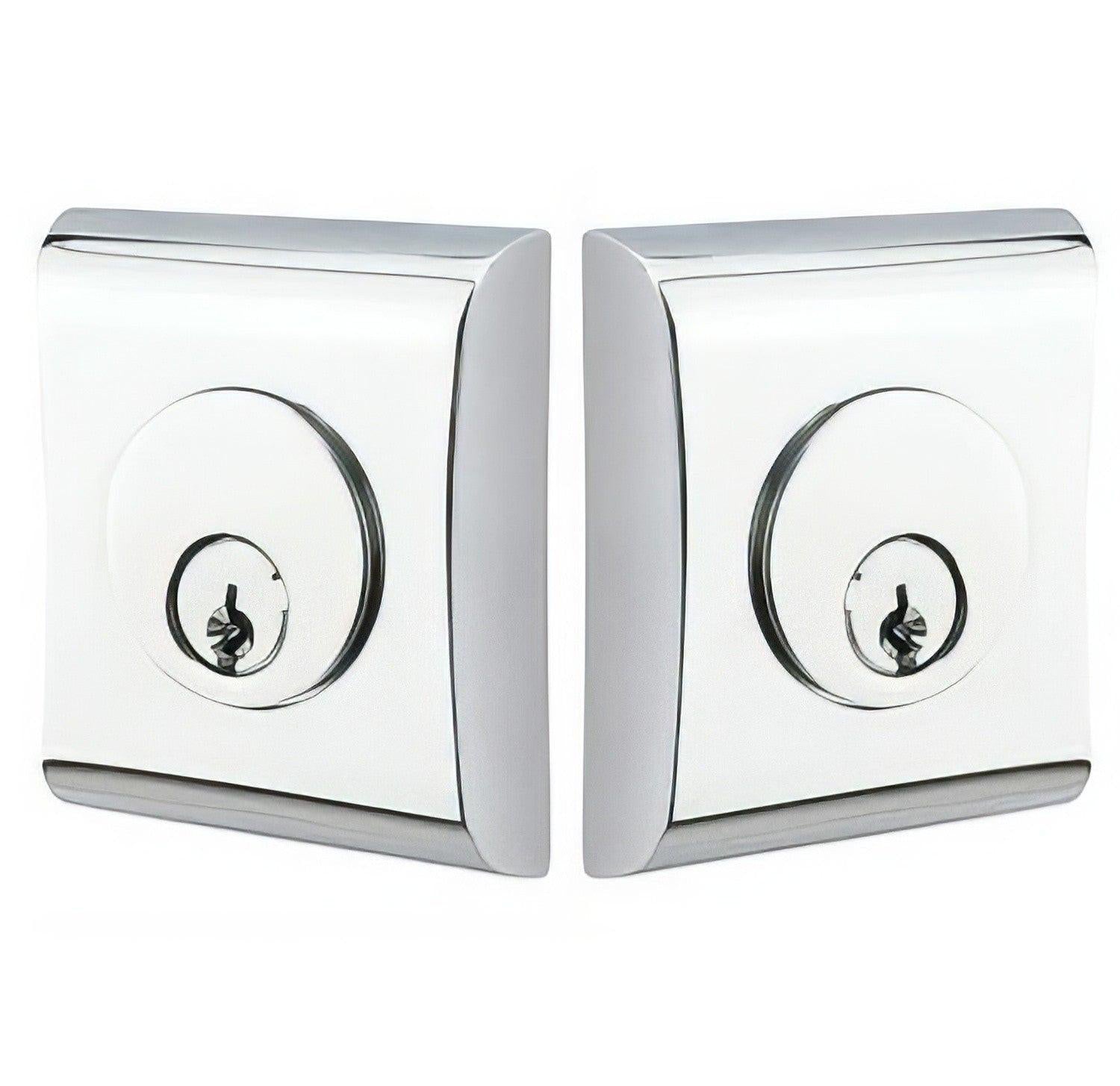Emtek Neos Double Cylinder Deadbolt from the Brass Modern Series