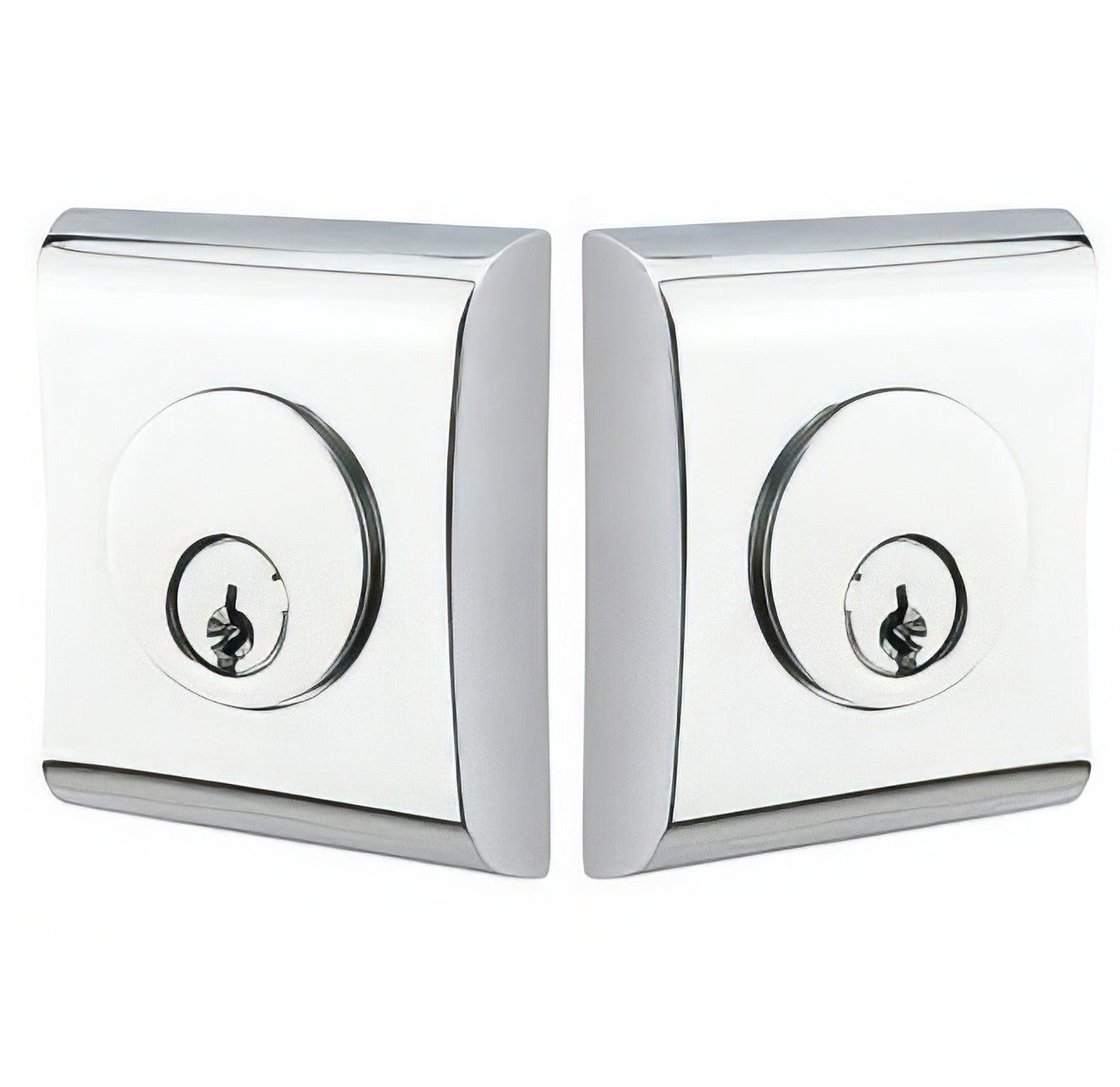 Emtek Neos Double Cylinder Deadbolt from the Brass Modern Series