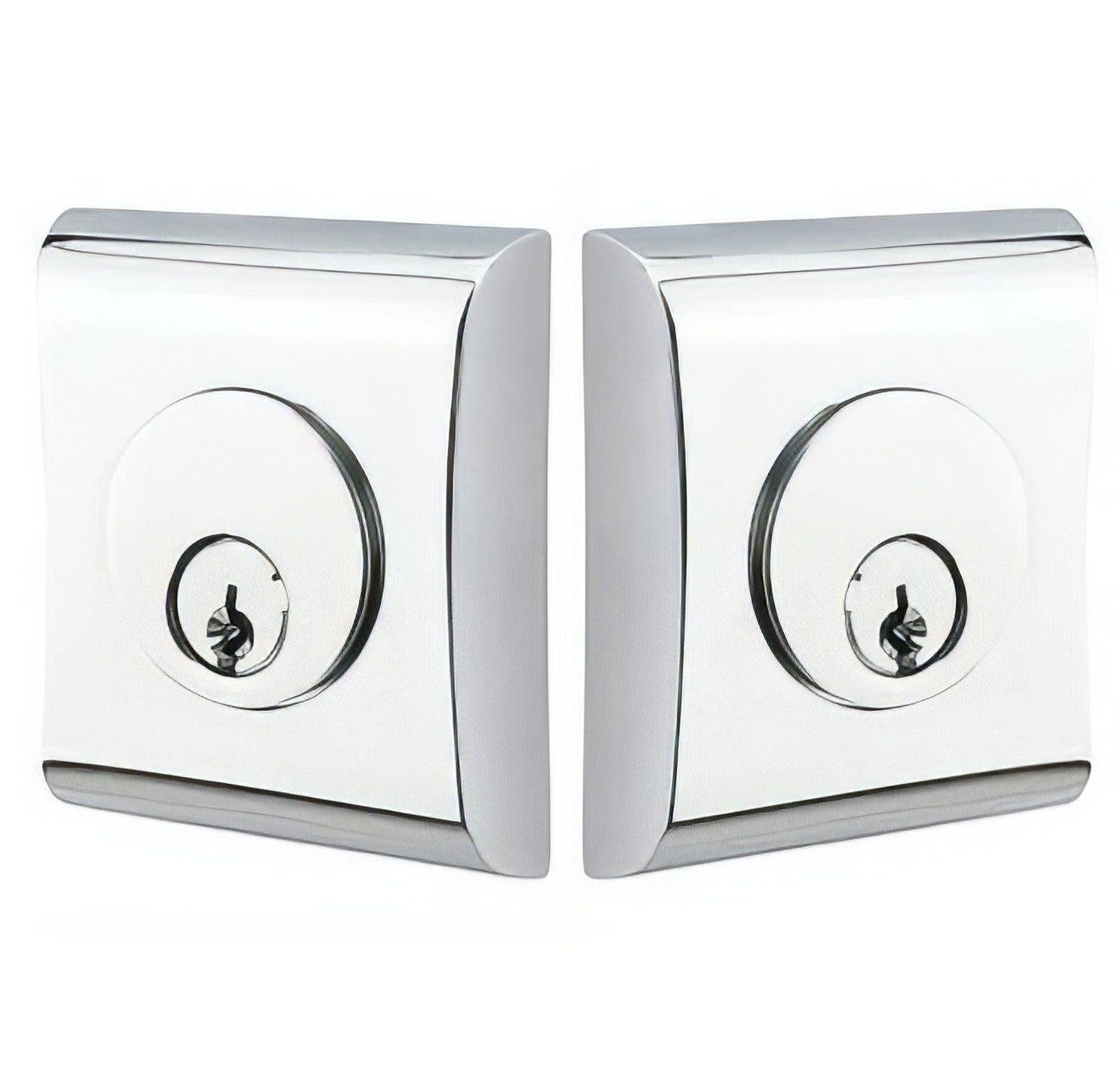 Emtek Neos Double Cylinder Deadbolt from the Brass Modern Series