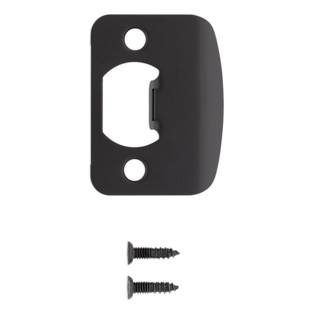 Kwikset 83796-019 Radius Corner Full Lip Strike for US11P Venetian Bronze and 514 Matte Black Finish.
