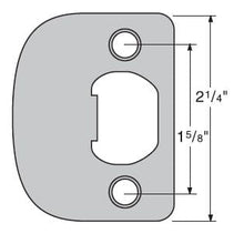 Kwikset 83796-022 Radius Corner Full Lip Strike Satin Nickel Finish.