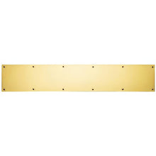 Ives 8400B.0834 8" x 34" Brass Kick Plate
