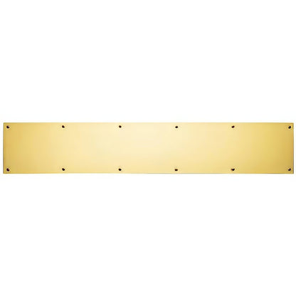Ives 8400B.0834 8" x 34" Brass Kick Plate