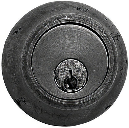 Emtek Regular Style Sandcast Bronze Single Cylinder Deadbolt