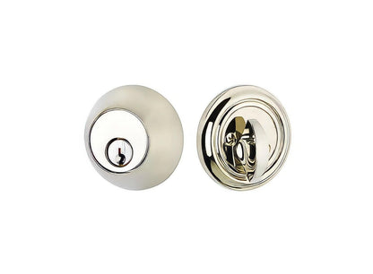 Emtek Regular Style Classic Brass Single Cylinder Deadbolt