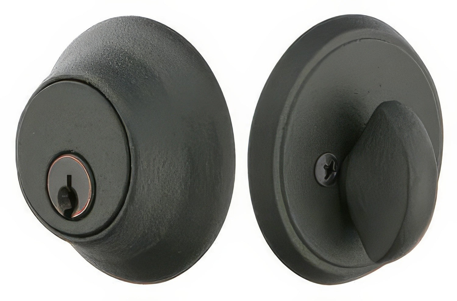 Emtek 8452 #2 Style Wrought Steel Single Cylinder Deadbolt