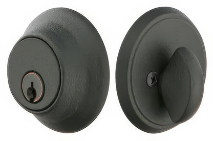 Emtek 8452 #2 Style Wrought Steel Single Cylinder Deadbolt