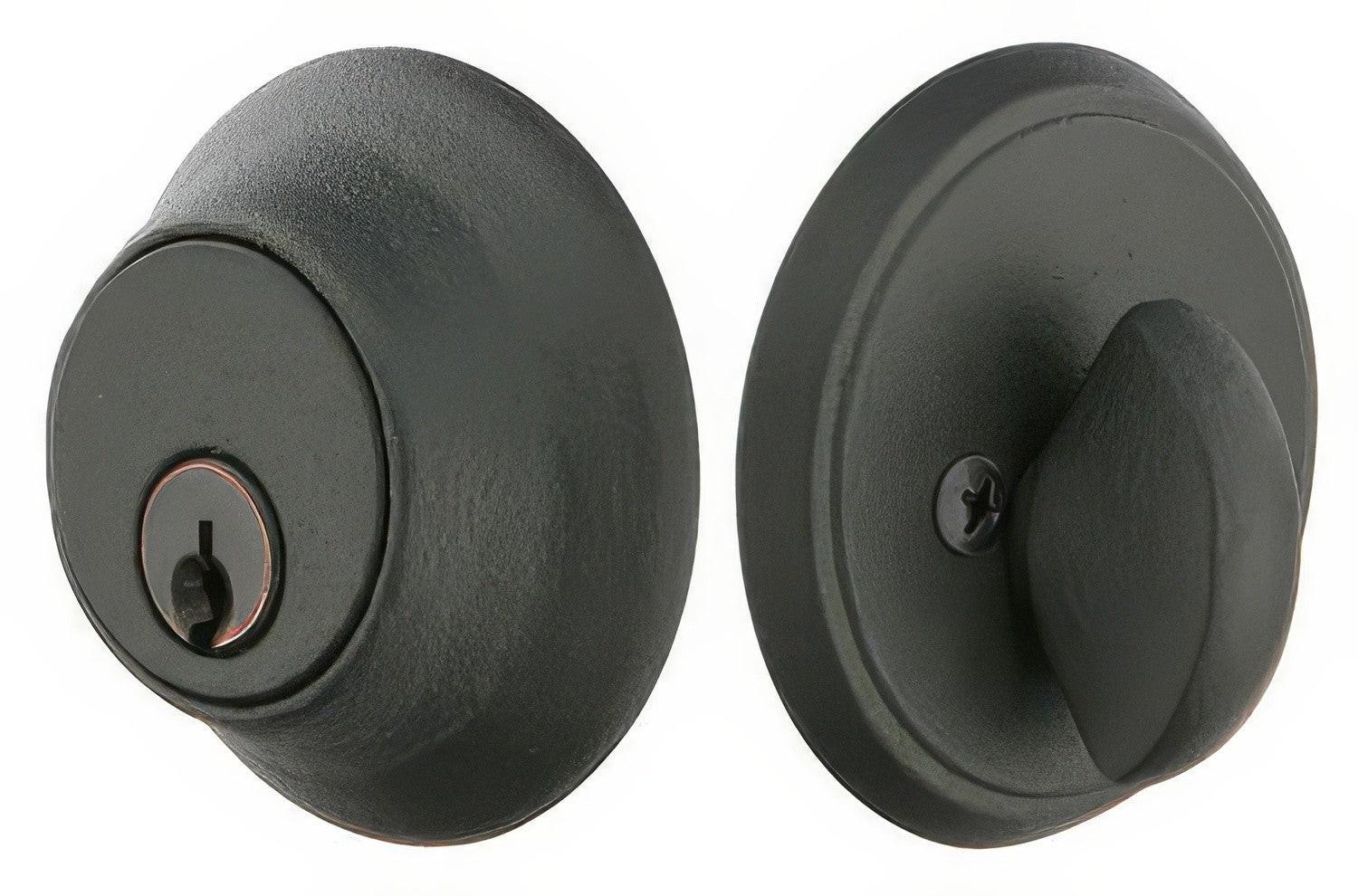 Emtek 8452 #2 Style Wrought Steel Single Cylinder Deadbolt