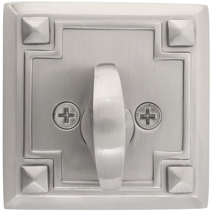 Emtek Arts and Crafts Style Designer Brass Single Cylinder Deadbolt