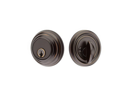 Emtek 8455US Low Profile Style Brass Modern Single Cylinder Deadbolt