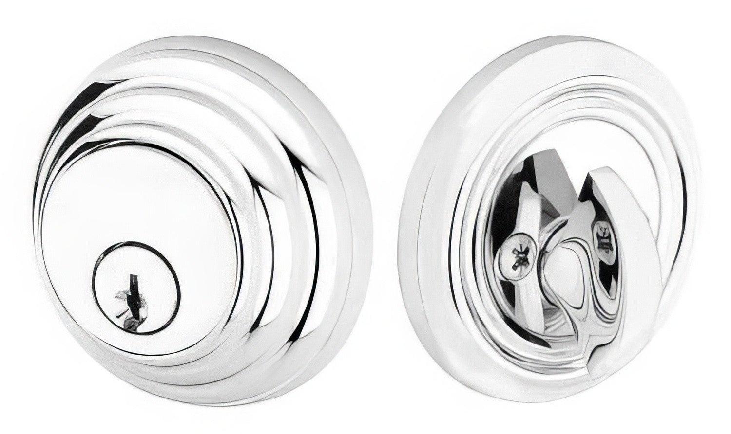 Emtek 8455US Low Profile Style Brass Modern Single Cylinder Deadbolt