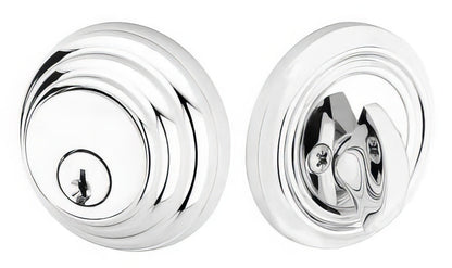 Emtek 8455US Low Profile Style Brass Modern Single Cylinder Deadbolt