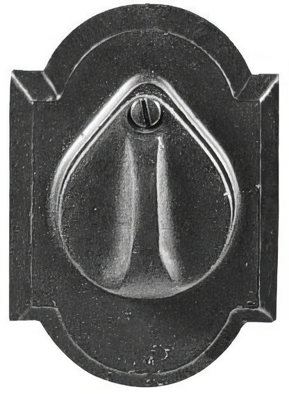 Emtek #1 Style Sandcast Bronze Single Cylinder Deadbolt.