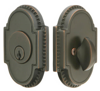 Emtek Knoxville Style Designer Brass Single Cylinder Deadbolt