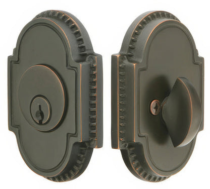 Emtek Knoxville Style Designer Brass Single Cylinder Deadbolt