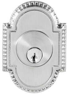 Emtek Knoxville Style Designer Brass Single Cylinder Deadbolt