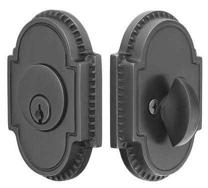 Emtek Knoxville Style Designer Brass Single Cylinder Deadbolt